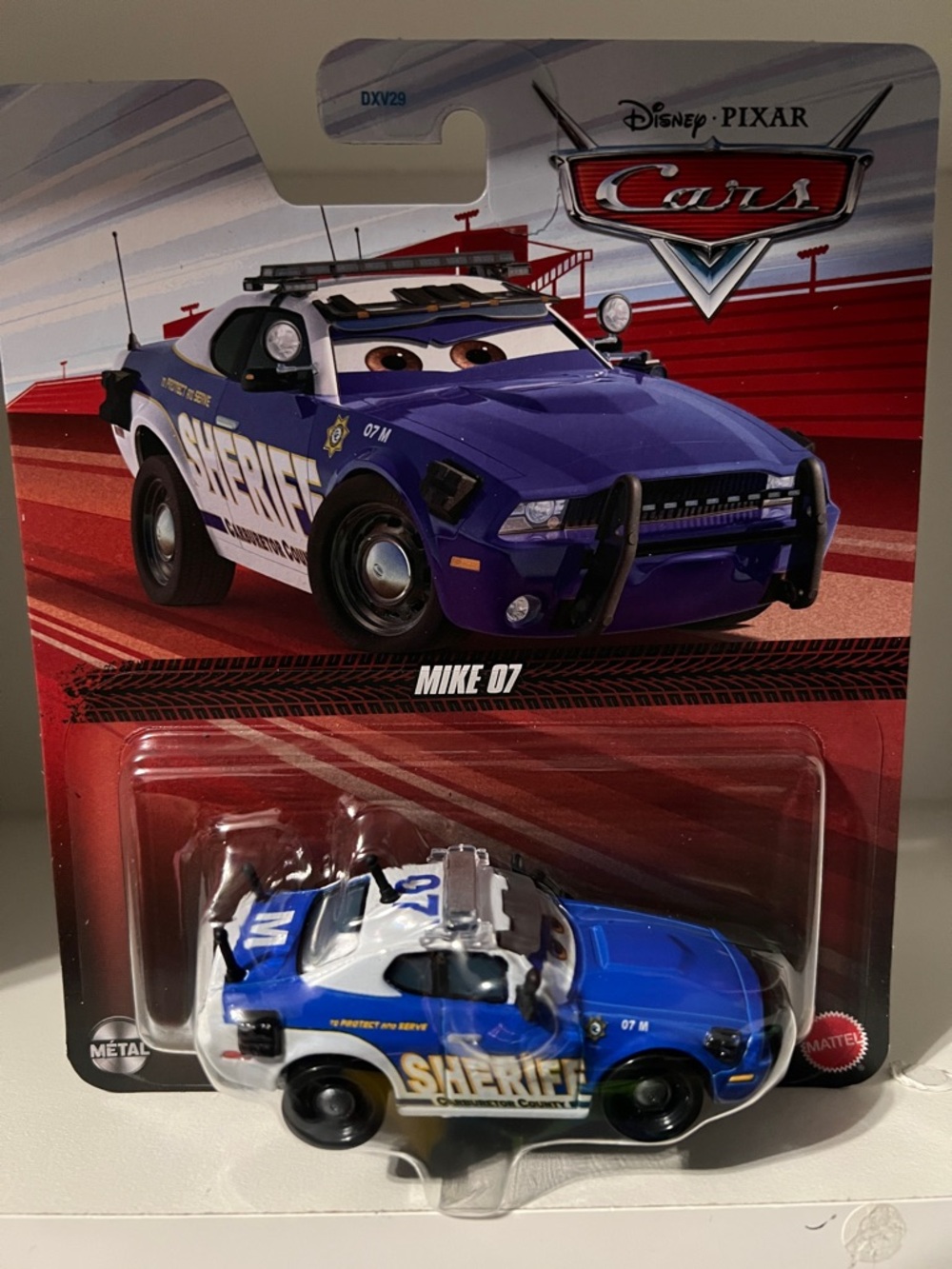 Disney Pixar - Cars - Mike 07 Sheriff 1:55 Scale